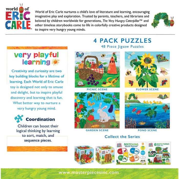 World of Eric Carle 100 Piece Jigsaw Puzzles 4-Pack - Just $14.99! Shop now at Retro Gaming of Denver