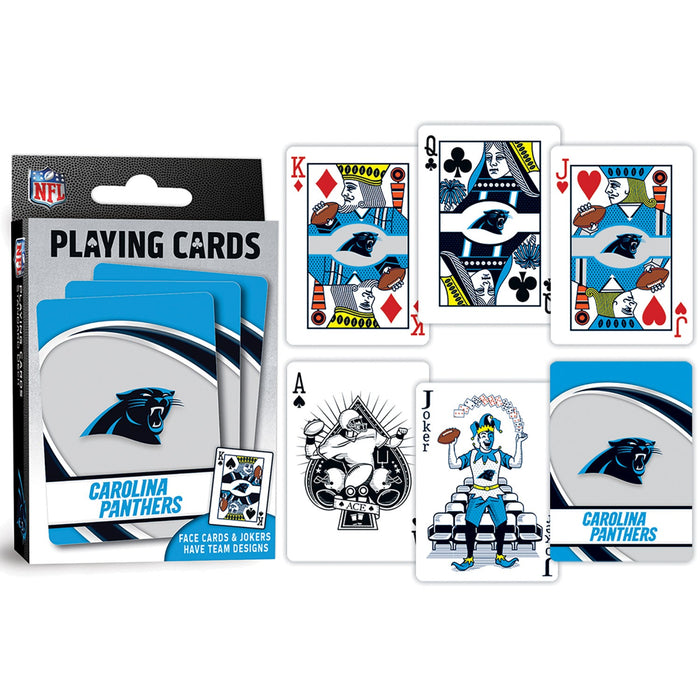 Carolina Panthers Playing Cards - 54 Card Deck - Just $6.99! Shop now at Retro Gaming of Denver