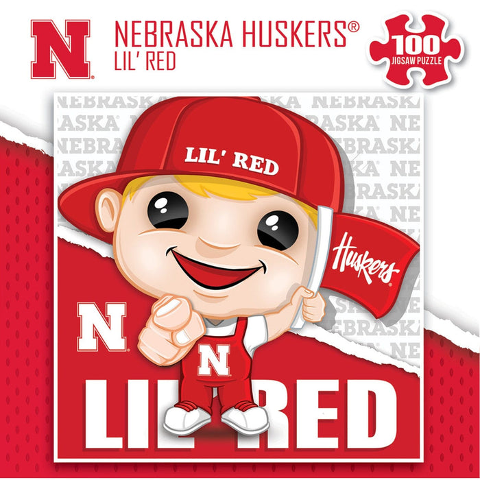 Nebraska Cornhuskers - NCAA Mascot 100 Piece Jigsaw Puzzle - for just $7.99! 