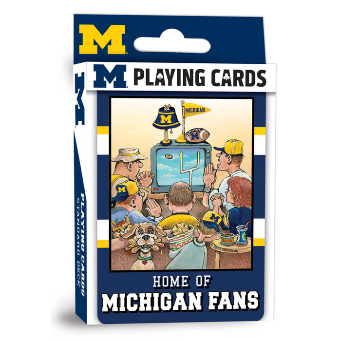 Michigan Wolverines Fan Deck Playing Cards - 54 Card Deck - Just $6.99! Shop now at Retro Gaming of Denver