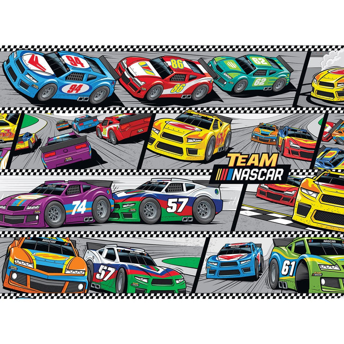 NASCAR - Chasing Checkers 100 Piece Jigsaw Puzzle - for just $12.99! 