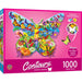 Contours - Butterfly Surprise 1000 Piece Shaped Jigsaw Puzzle - Just $16.99! Shop now at Retro Gaming of Denver