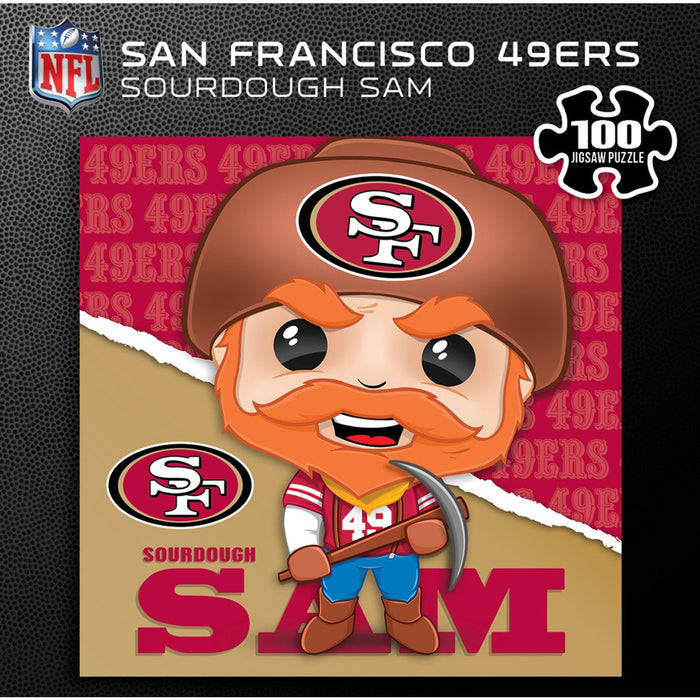 Sourdough Sam - San Francisco 49ers Mascot 100 Piece Jigsaw Puzzle - Just $7.99! Shop now at Retro Gaming of Denver