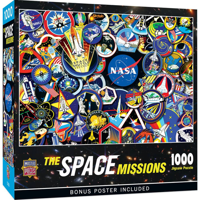 The Space Missions - 1000 Piece Jigsaw Puzzle - for just $16.99! 