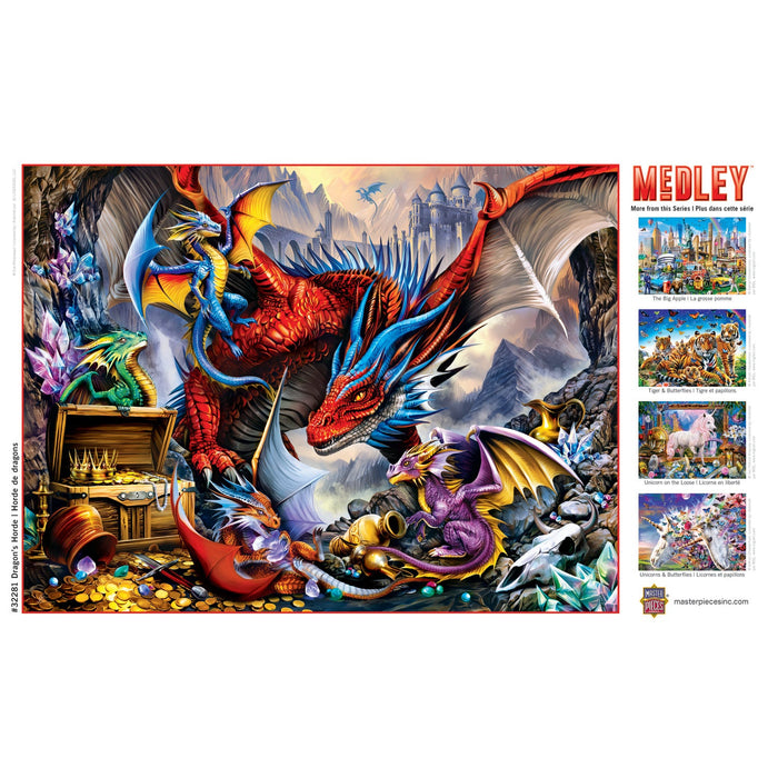 Medley - Dragon's Horde 300 Piece EZ Grip Jigsaw Puzzle - Just $14.99! Shop now at Retro Gaming of Denver