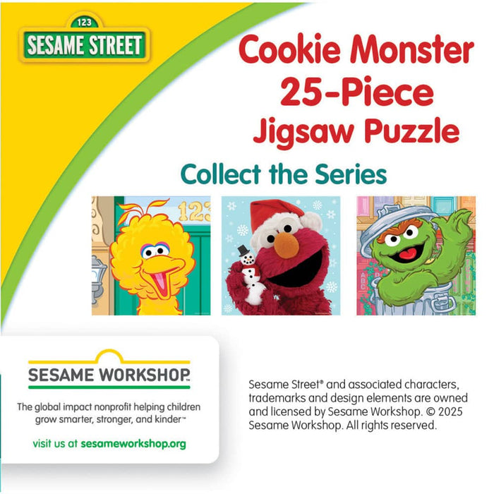 Sesame Street Holiday - Cookie Monster 25 Piece Jigsaw Puzzle - for just $7.99! 