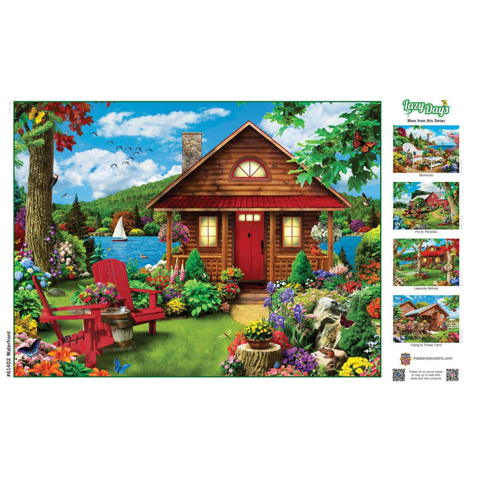 Lazy Days - Waterfront 750 Piece Jigsaw Puzzle - for just $14.99! 