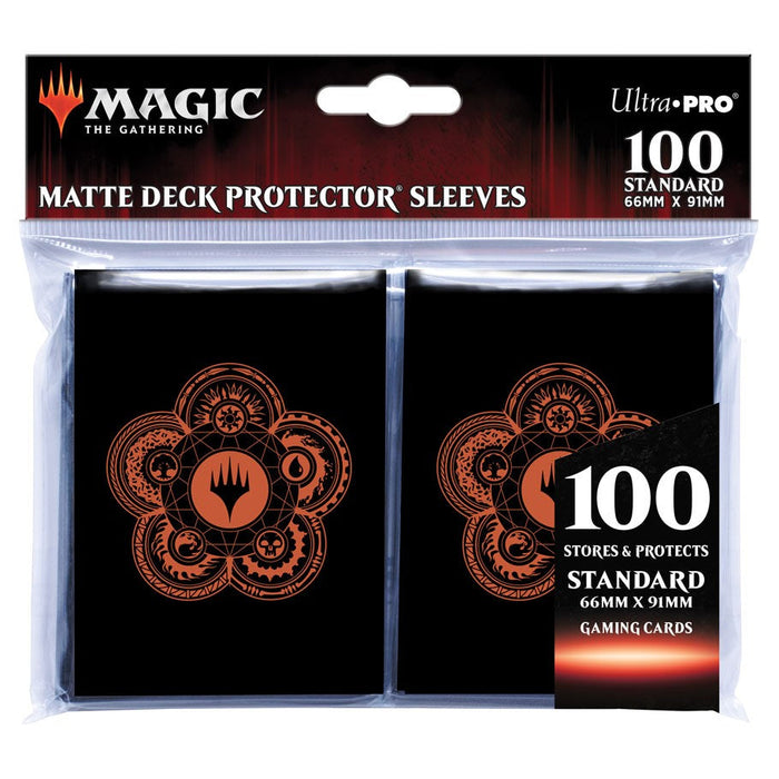 Magic: the Gathering -  Mana 7 Color Wheel Deck Protector Sleeves (100ct) - for just $15.99! 