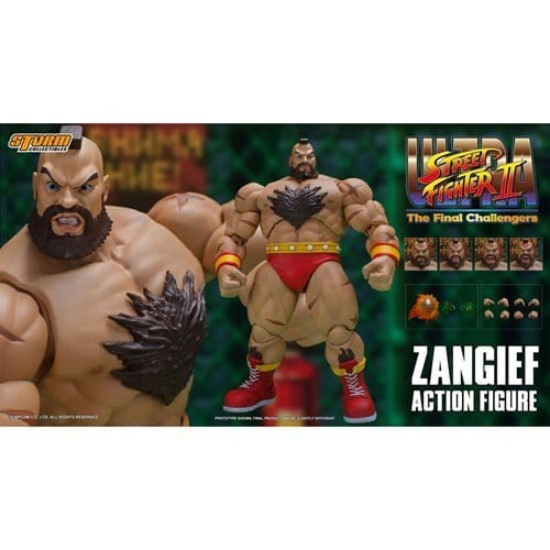 Ultimate Street Fighter II: The Final Challenger Zangief 1:12 Scale Action Figure - Just $124.70! Shop now at Retro Gaming of Denver