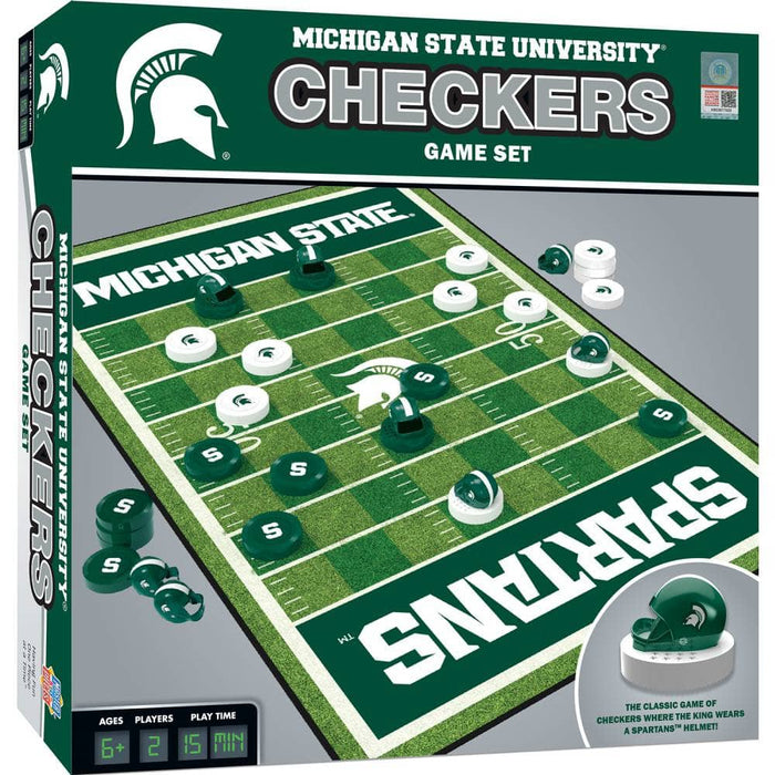 Michigan State Spartans Checkers Board Game - for just $19.99! 