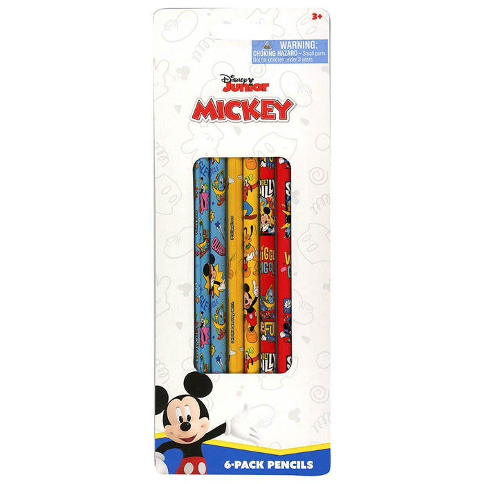 Mickey 6 Pack Pencil on blister card - Just $2.99! Shop now at Retro Gaming of Denver