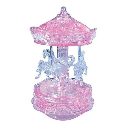 3D Crystal Puzzle Deluxe - Pink Carousel - Just $19.99! Shop now at Retro Gaming of Denver