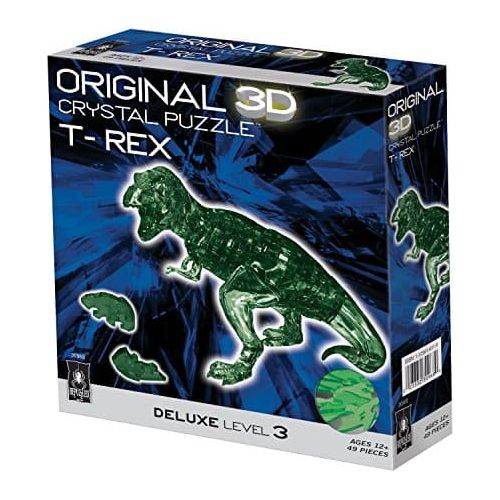 3D Crystal Puzzle Deluxe - T-Rex - Just $19.99! Shop now at Retro Gaming of Denver