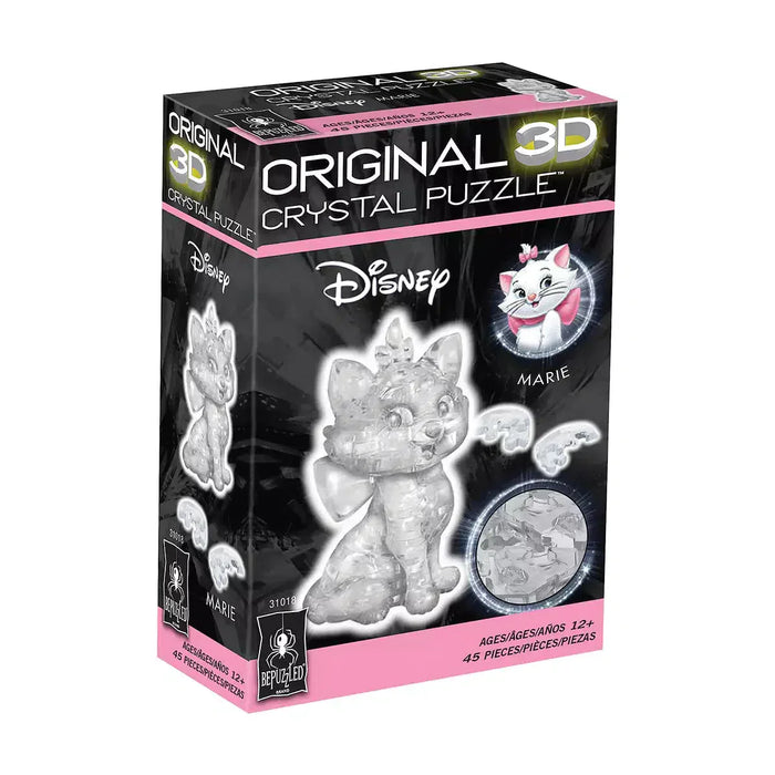 3D Crystal Puzzle - Marie (white) - Just $16.99! Shop now at Retro Gaming of Denver