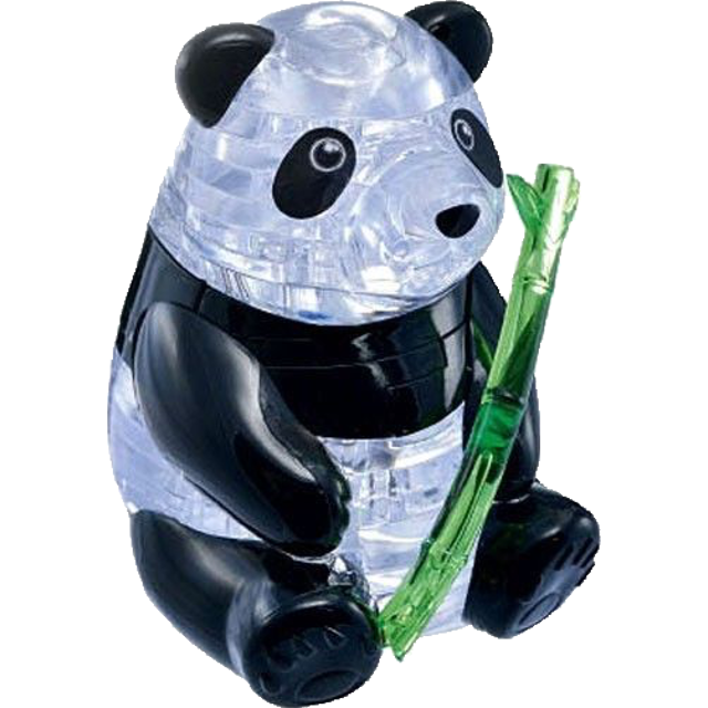 3D Crystal Puzzle - Panda - Just $12.99! Shop now at Retro Gaming of Denver