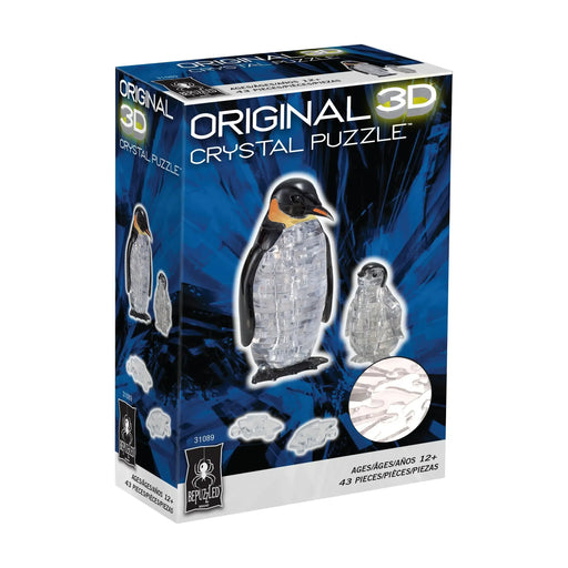 3D Crystal Puzzle - Penguin and Baby - Just $14.99! Shop now at Retro Gaming of Denver