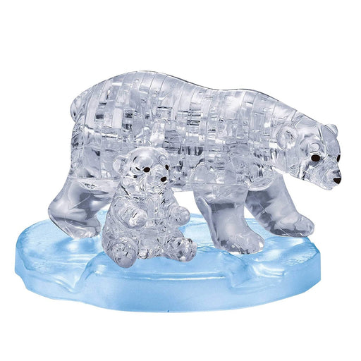 3D Crystal Puzzle - Polar Bear with Baby - Just $14.99! Shop now at Retro Gaming of Denver