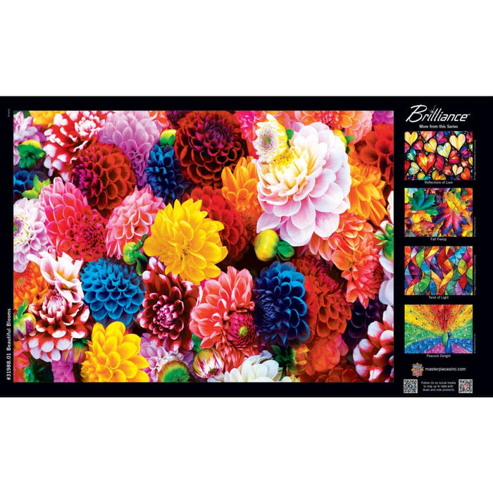 Brilliance - Beautiful Blooms 500 Piece Jigsaw Puzzle - for just $14.99! 