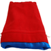 6in x 8in LARGE Red Velvet Dice Bag with Blue Satin Lining - for just $5.99! 