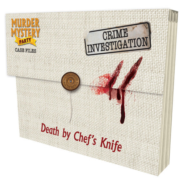 Murder Mystery Party: Case Files - Death by Chef's Knife - for just $25! 