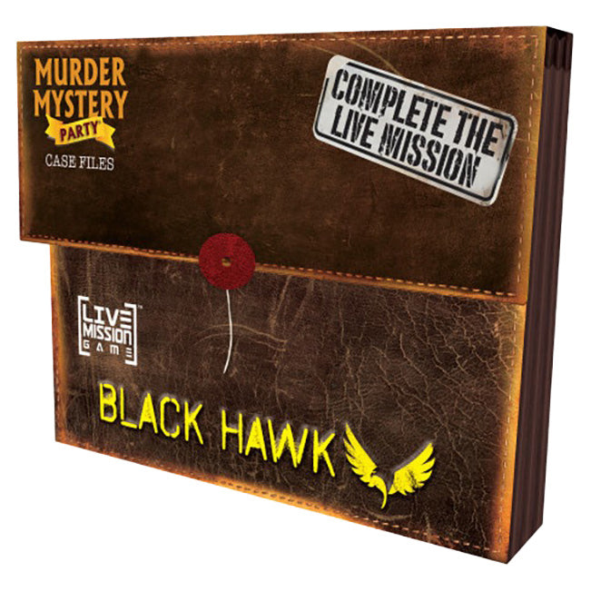 Murder Mystery Party: Case Files - Mission Black Hawk - for just $25! 