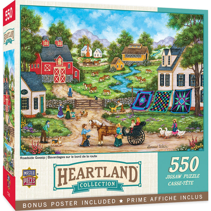 Heartland - Roadside Gossip 550 Piece Jigsaw Puzzle - Just $14.99! Shop now at Retro Gaming of Denver