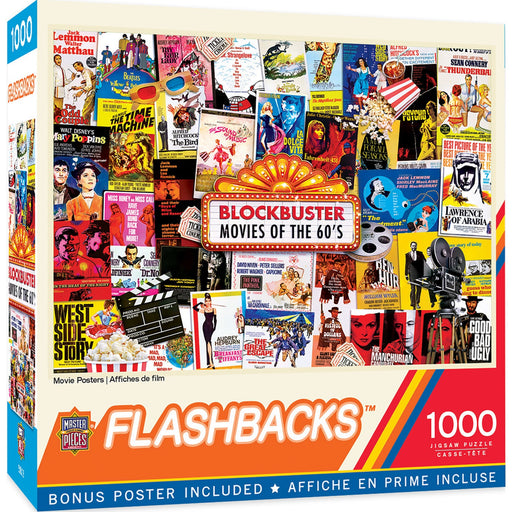 Flashbacks - Movie Posters 1000 Piece Jigsaw Puzzle - Just $16.99! Shop now at Retro Gaming of Denver