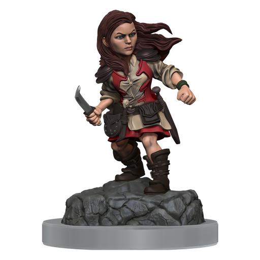 D&D: Nolzur's Marvelous Miniatures - Halfling Rogue Female - for just $5.99! 