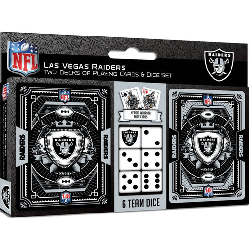 Las Vegas Raiders - 2-Pack Playing Cards & Dice Set - for just $19.99! 