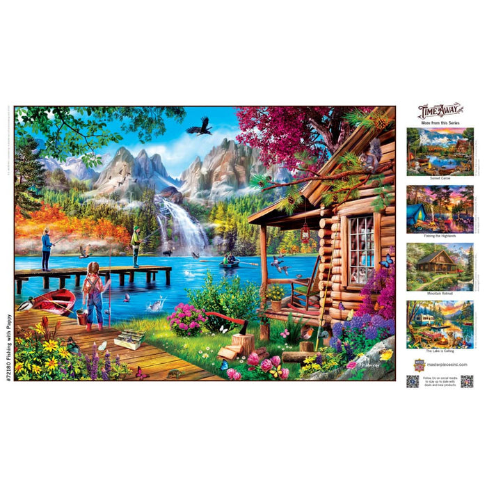 Time Away - Fishing with Pappy 1000 Piece Jigsaw Puzzle - for just $16.99! 