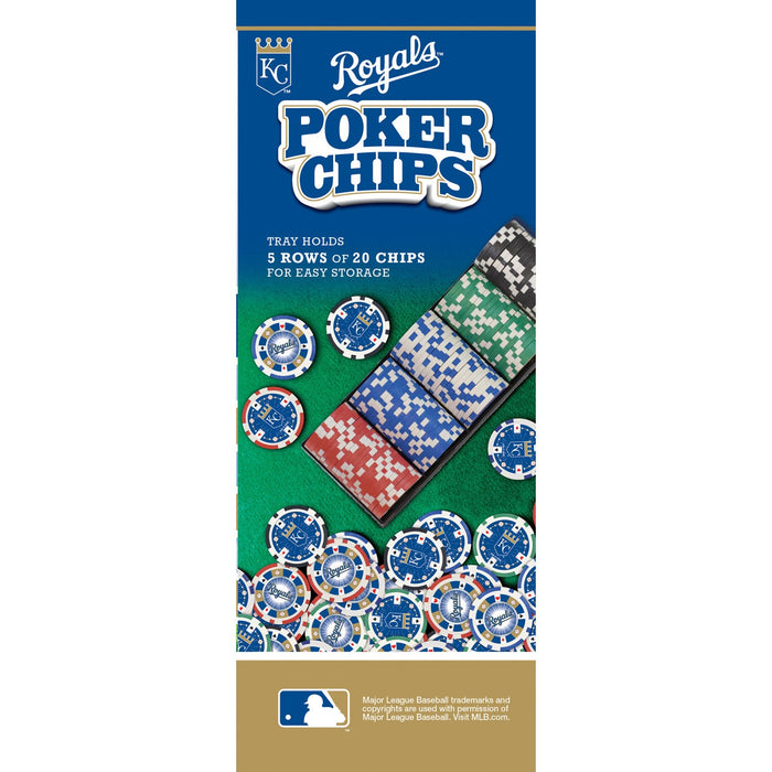 Kansas City Royals 100 Piece Poker Chips - Just $17.99! Shop now at Retro Gaming of Denver