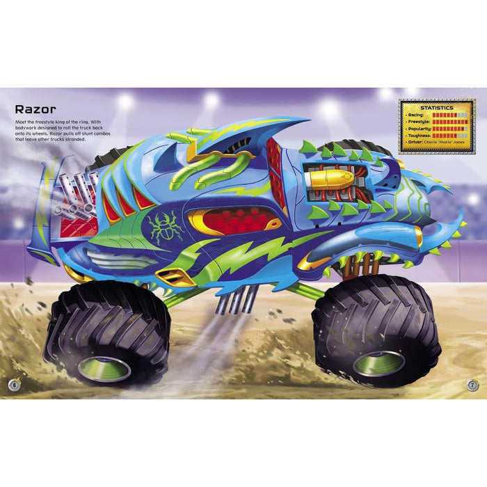 Build Your Own Monster Trucks Sticker Book - Just $9.99! Shop now at Retro Gaming of Denver