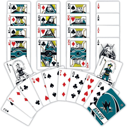 San Jose Sharks Playing Cards - 54 Card Deck - for just $7.99! 