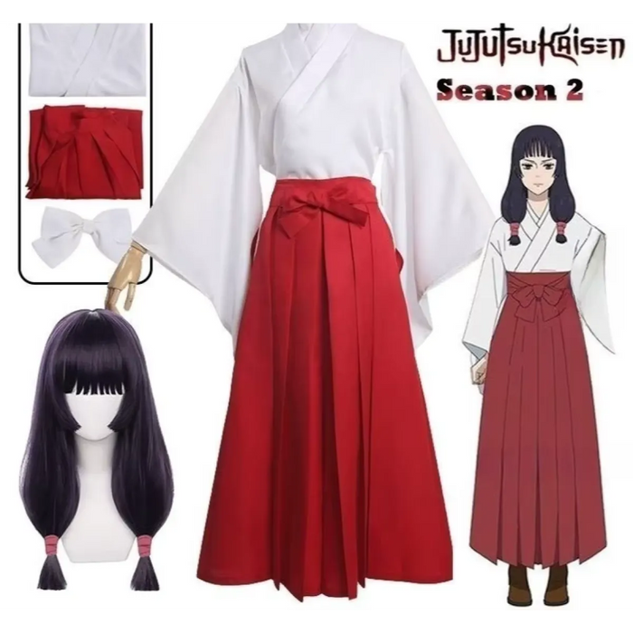 Utahime Iori Cosplay Costume – Jujutsu Kaisen Kimono with Wig Set - for just $50.95! 