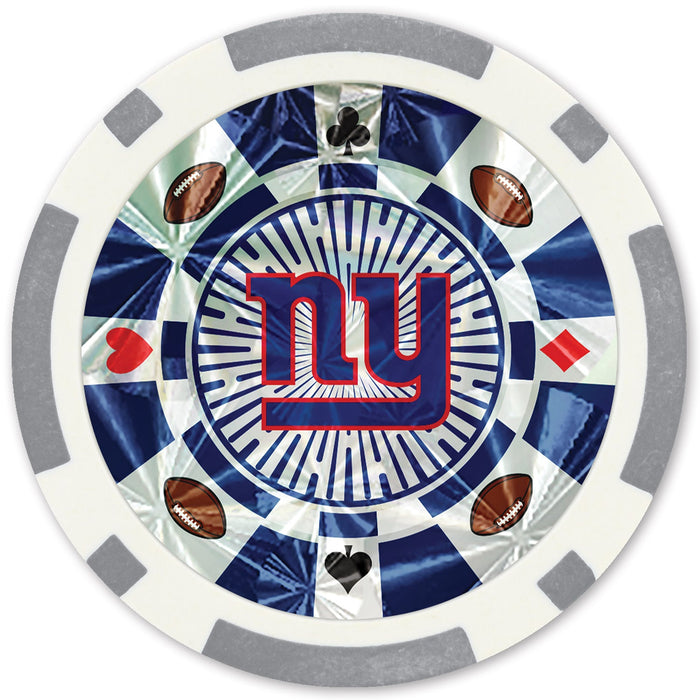 New York Giants 20 Piece Poker Chips - Just $5.99! Shop now at Retro Gaming of Denver