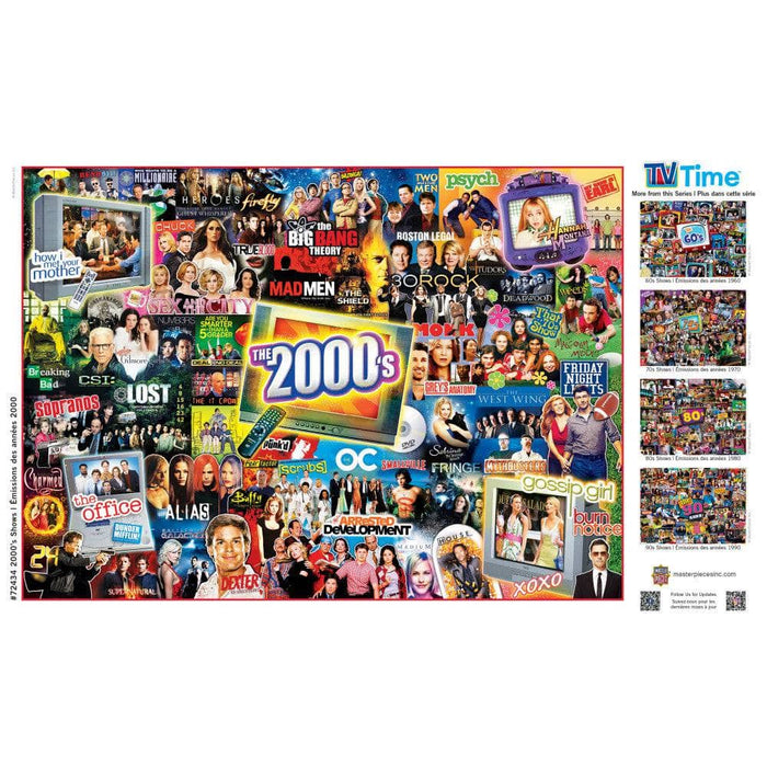 TV Time - 2000's Shows 1000 Piece Jigsaw Puzzle - for just $16.99! 