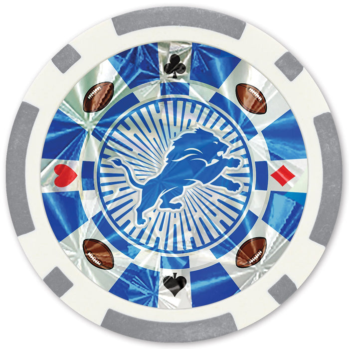 Detroit Lions 20 Piece Poker Chips - Just $5.99! Shop now at Retro Gaming of Denver