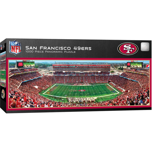 San Francisco 49ers - 1000 Piece Panoramic Jigsaw Puzzle - Center View - Just $19.99! Shop now at Retro Gaming of Denver