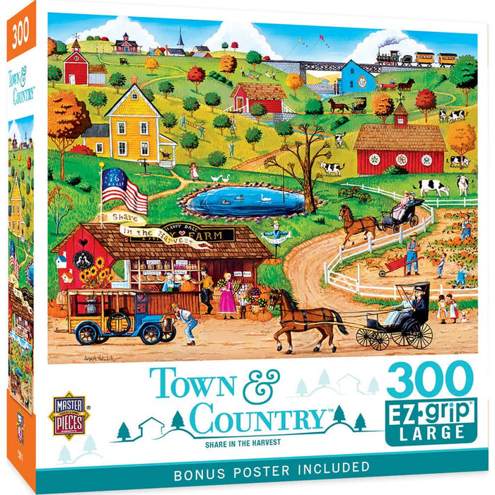 Town & Country - Share in the Harvest 300 Piece EZ Grip Jigsaw Puzzle - for just $14.99! 
