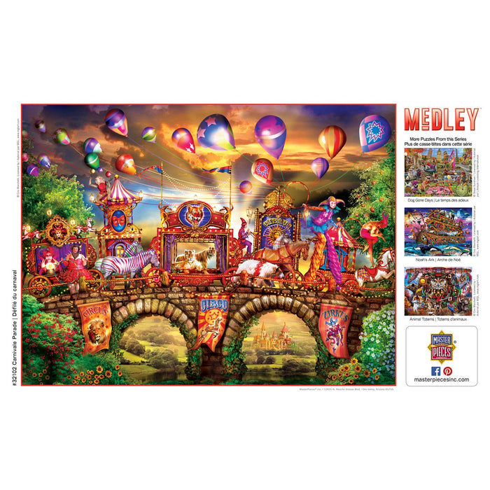 Medley - Carnivale Parade 300 Piece EZ Grip Jigsaw Puzzle - Just $14.99! Shop now at Retro Gaming of Denver