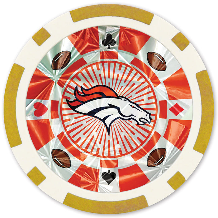 Denver Broncos 20 Piece Poker Chips - Just $5.99! Shop now at Retro Gaming of Denver