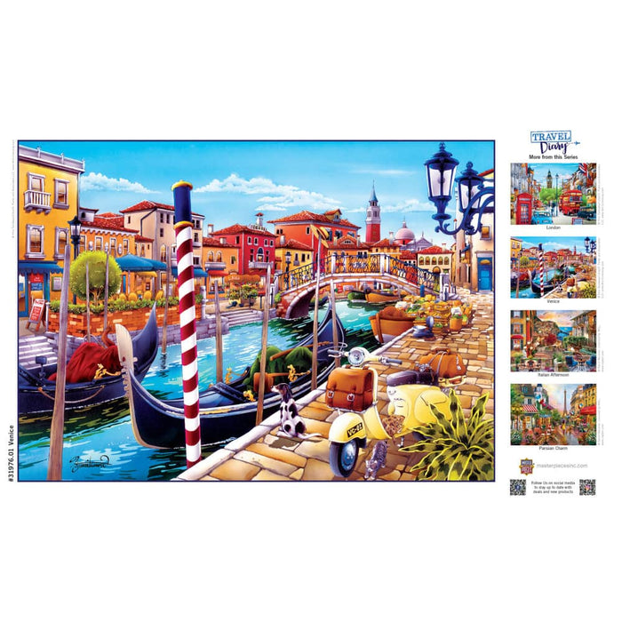 Travel Diary - Venice 500 Piece Jigsaw Puzzle - for just $14.99! 