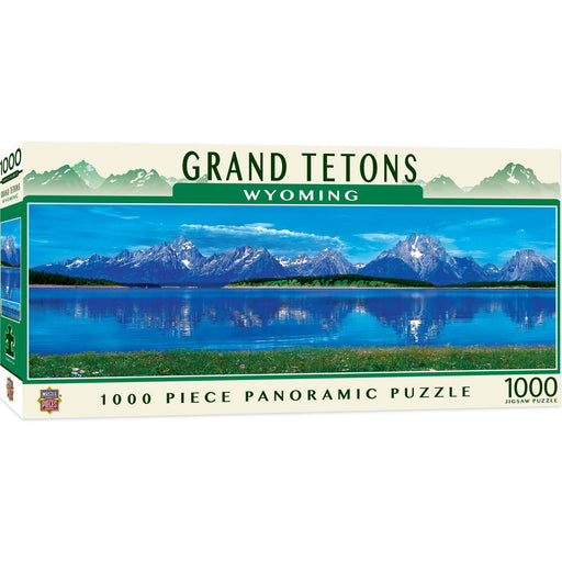 Grand Tetons, Wyoming 1000 Piece Panoramic Jigsaw Puzzle - Just $19.99! Shop now at Retro Gaming of Denver