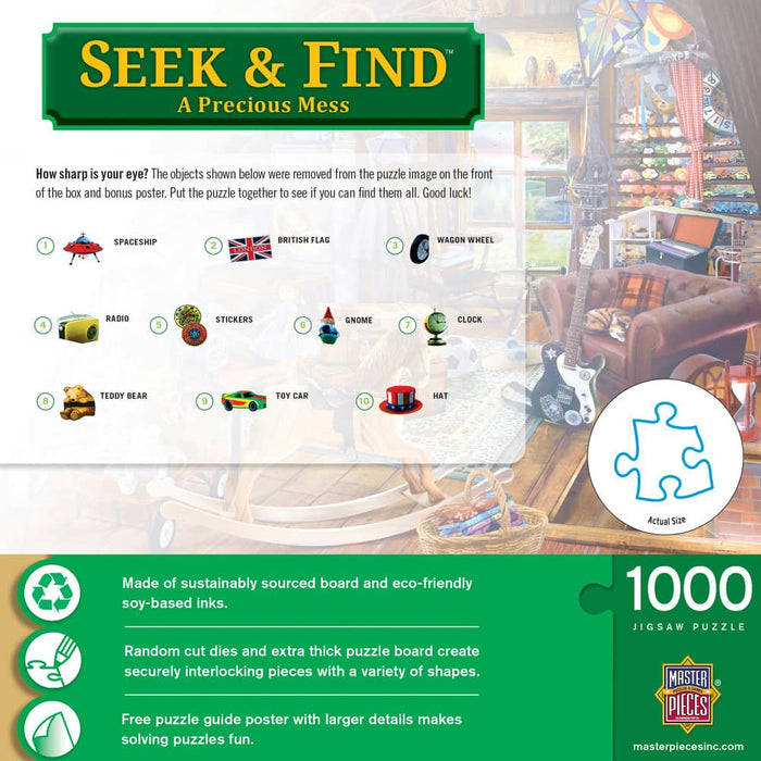 Seek & Find - A Precious Mess 1000 Piece Jigsaw Puzzle - for just $16.99! 