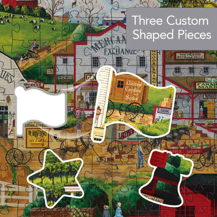 Contours - America the Beautiful 1000 Piece Shaped Jigsaw Puzzle - Just $16.99! Shop now at Retro Gaming of Denver