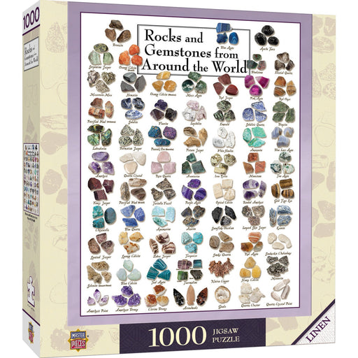 Rocks & Gemstones from Around the World 1000 Piece Jigsaw Puzzle - Just $16.99! Shop now at Retro Gaming of Denver