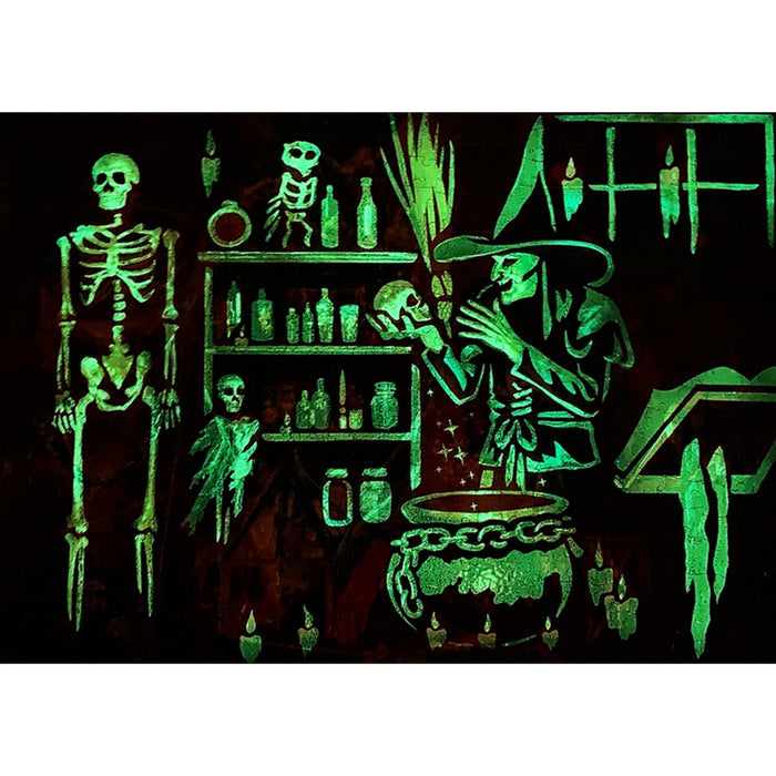 Glow in the Dark - On a Scary Night 500 Piece Jigsaw Puzzle - for just $14.99! 