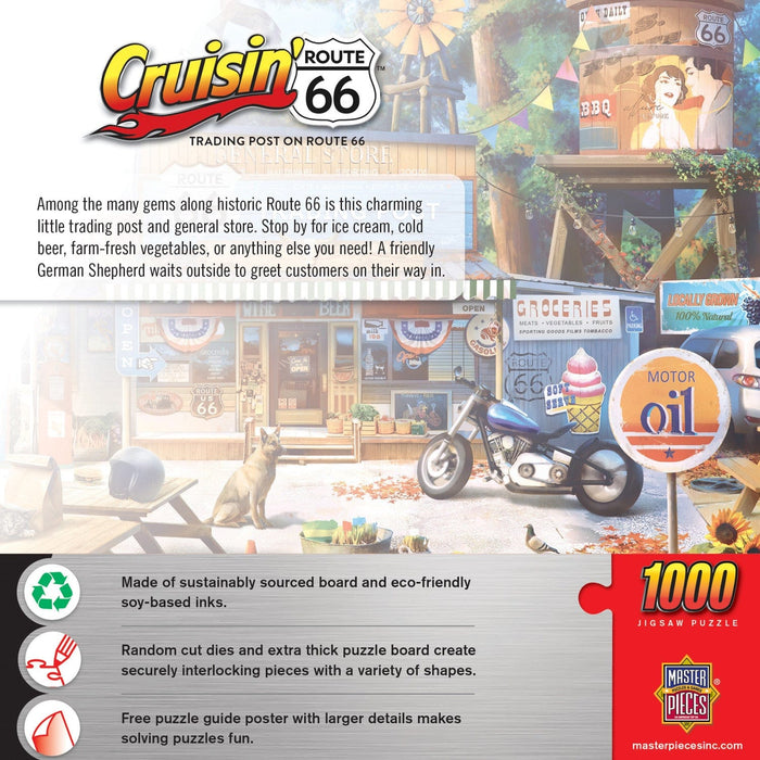 Cruisin' Route 66 - Trading Post on Route 66 1000 Piece Jigsaw Puzzle - for just $16.99! 