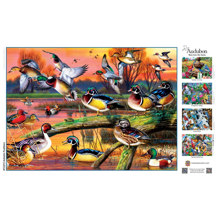 Audubon - Autumn Feathers 1000 Piece Jigsaw Puzzle - Just $16.99! Shop now at Retro Gaming of Denver