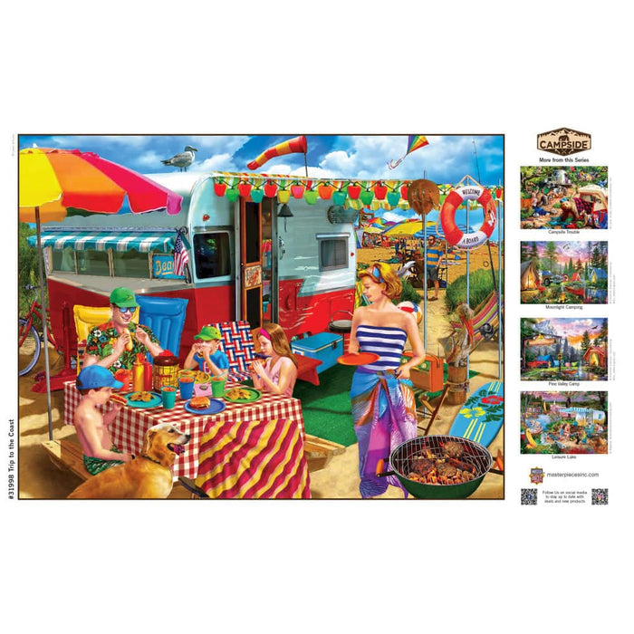 Campside - Trip to the Coast 300 Piece EZ Grip Jigsaw Puzzle - for just $14.99! 